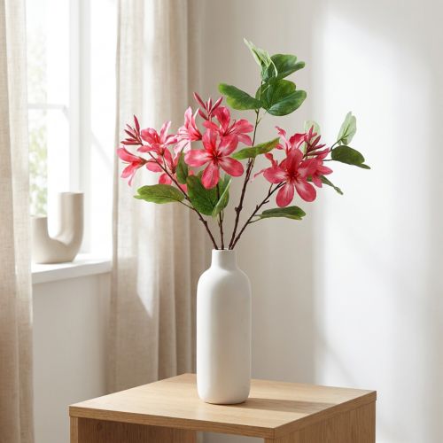 Mesterséges orchidea ág Bauhinia Pink műnövény 62cm | Floristik24.hu