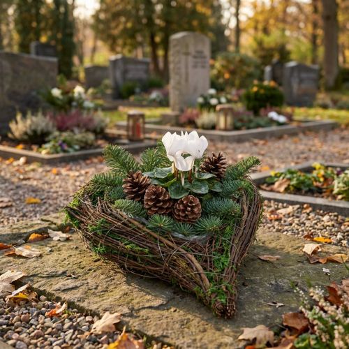 Planter Heart Szőlőmoha 21cm x 26cm H6cm | Floristik24.hu