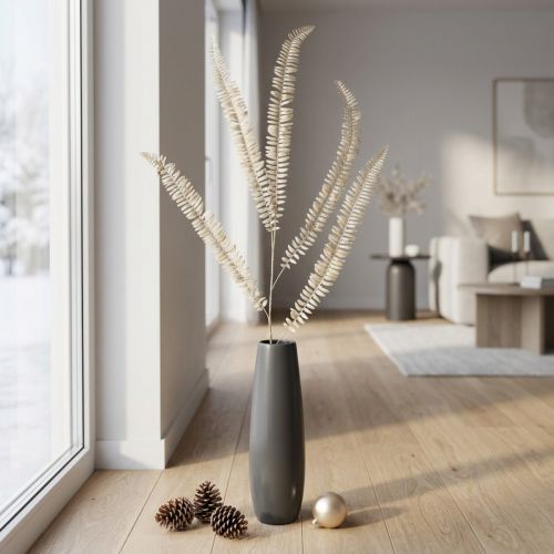 Műpáfrány ágas fehér krémszínű műnövények H120cm | Floristik24.hu