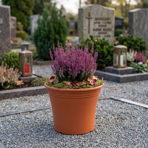 Fazék „Irys” műanyag terrakotta Ø15cm H13cm 1 db | Floristik24.hu