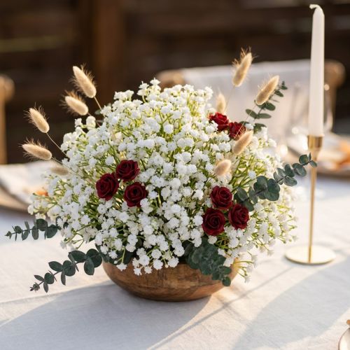 Fehér Gypsophila mesterséges L30cm 12db | Floristik24.hu