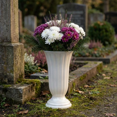 Váza Lilia gyöngyház Ø20cm 1 db | Floristik24.hu