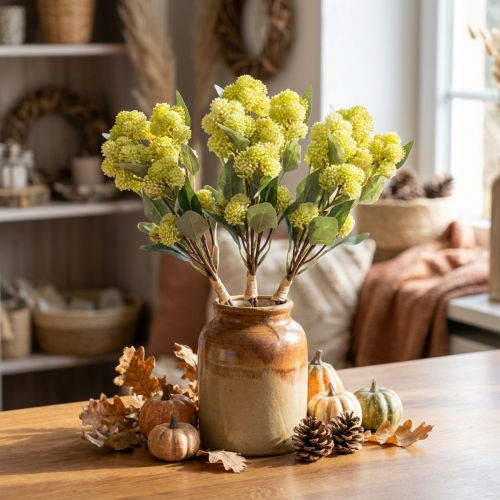 Kövér Tyúk Zöld Sedum Stonecrop Művirágok 41cm 3db | Floristik24.hu