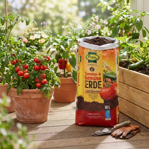 Frux Paradicsom és Zöldségföld Kerti Föld 18l | Floristik24.hu