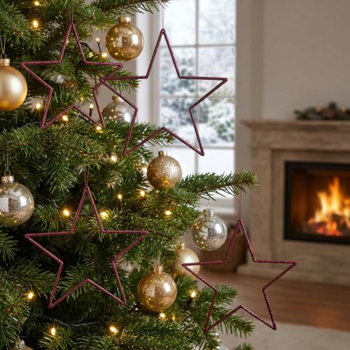 Nagy díszcsillagok akasztásra,