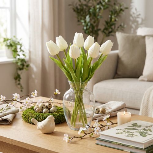Műtulipán, Realisztikus Dekoráció, Tartós Művirág Otthonra, 21cm, 6 Darab | Floristik24.hu