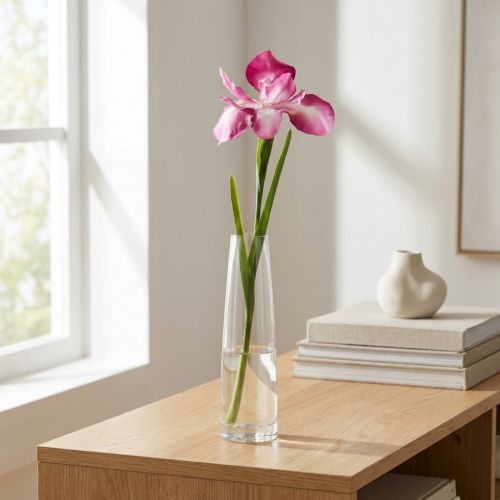 Írisz műrózsaszín 78cm | Floristik24.hu