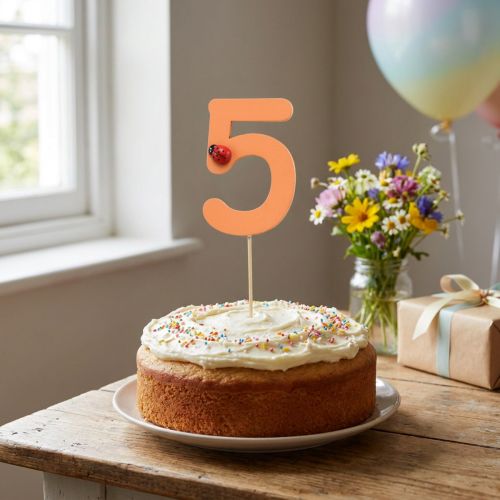 Számdugók születésnapi 5 virágdugók fa 27,5cm 16 db | Floristik24.hu