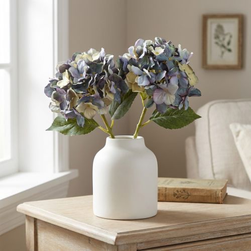 Kék hortenzia művirágok nagy Ø15cm L58cm 2db | Floristik24.hu