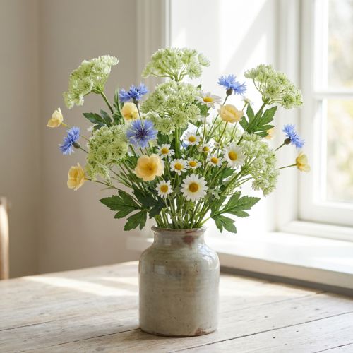 Kapor műfehér 49cm 6 db | Floristik24.hu