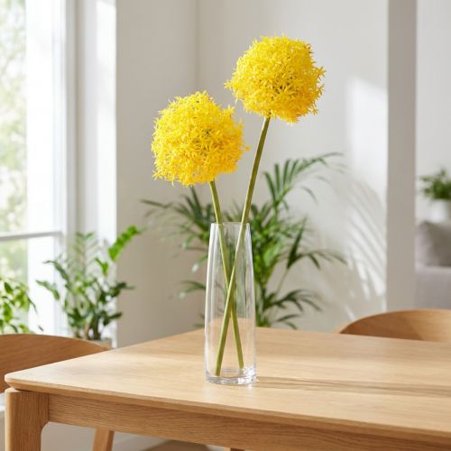 Allium sárga virágos műhagyma 80cm Ø14,5cm 2db | Floristik24.hu