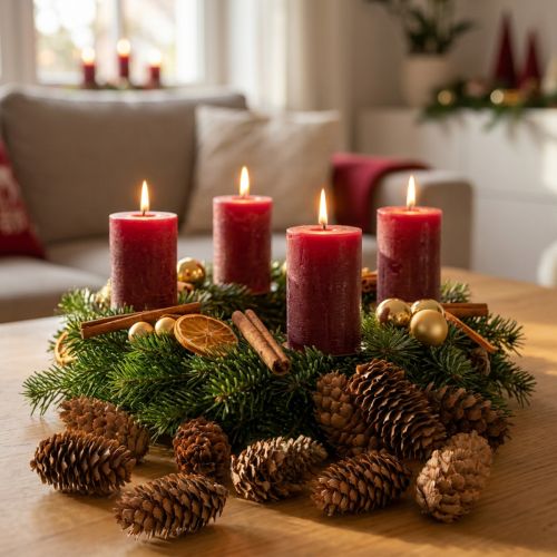 tételeket Kis hemlock tobozok díszes natúr tobozok Advent 3-4cm 100g