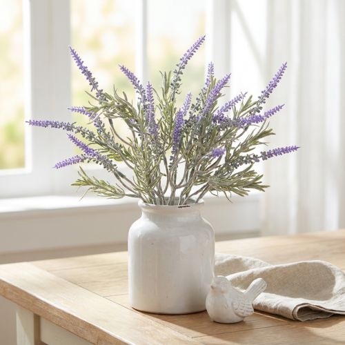 Mesterséges Levendula Műnövények Lila 38cm 3 Csokor 9db | Floristik24.hu