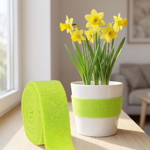 Filc szalag zöld 7,5cm 5m | Floristik24.hu