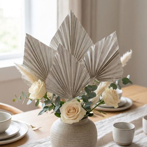 Pálmafa fehérre meszelt 10cm - 15cm H33cm 65 db | Floristik24.hu