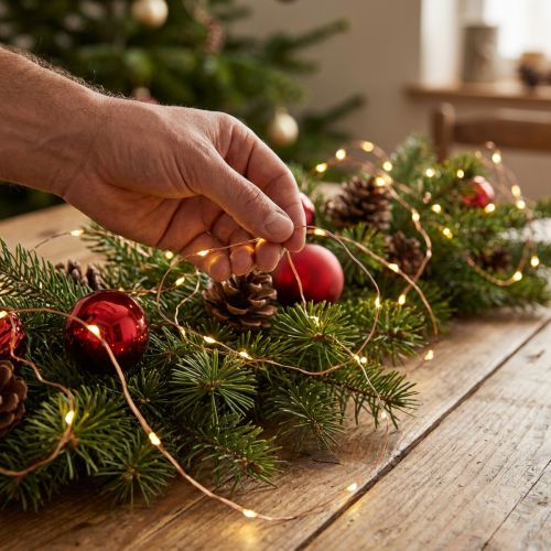 LED tündér lámpák kívül/belül 180 8,95m meleg fehér | Floristik24.hu
