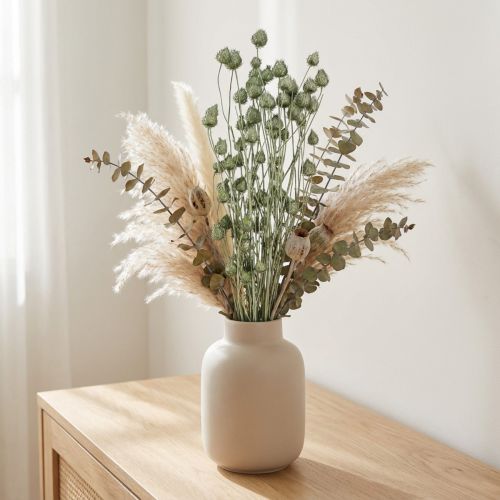 Eper bogáncs metálzöld színben Ø1cm–2cm L55cm 100g | Floristik24.hu