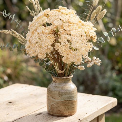 Cickafark műkrém Achillea művirág 30cm 6 db | Floristik24.hu