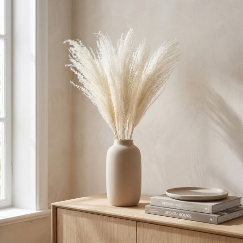 Szárított virágok, ezüstfű. Elegáns természetes dekoráció otthonra és irodába. 70 cm, 10 darab. | Floristik24.hu
