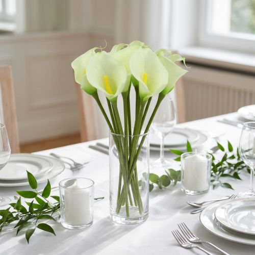 Mini calla műfehér L 28cm 12 db | Floristik24.hu
