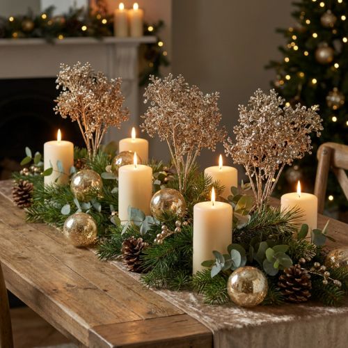Gypsum Herb Gypsophila mesterséges növények Metál L38cm 3db | Floristik24.hu