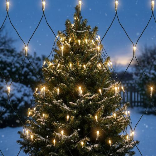 LED fényháló 180 meleg fehér 2m x 2m kültéri használatra | Floristik24.hu