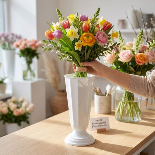 tételeket Állítóváza “Szwed” fehér Ø13cm
