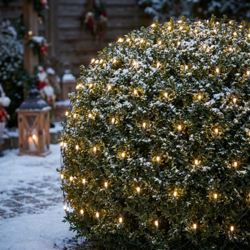 LED fényháló 384 meleg fehér 3m x 3m kültéri használatra | Floristik24.hu