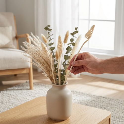 Cane Cone fehérített 25 db | Floristik24.hu