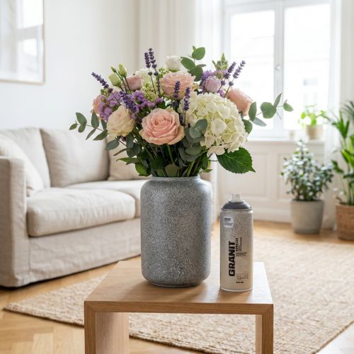 Festék spray hatású spray gránit festék Montana spray szürke 400ml | Floristik24.hu