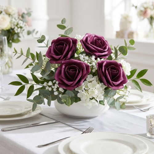 tételeket Foam Rose Purple Ø15cm 4 db