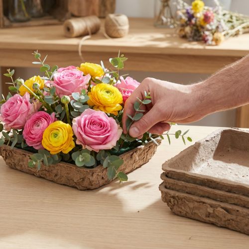 tételeket Oasis Biolit Basic virágmintás habszivacs 13x13x2cm 12 darabos virágdekorációs készlet DIY