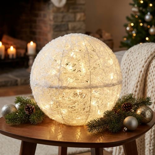 tételeket Deco Ball Wire Ball Deco Ball White két fél Ø40cm