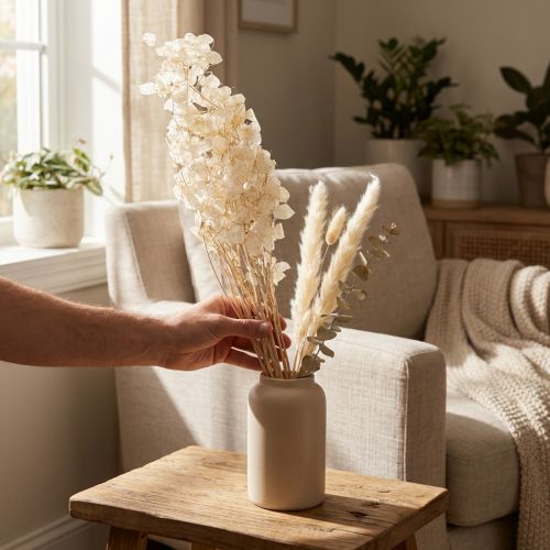 Lunaria szárított virágok, holdi ibolya, ezüstlevél, szárított, 60-80cm, 30g | Floristik24.hu