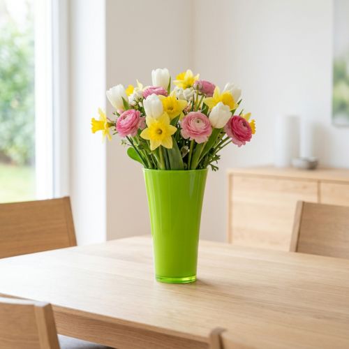 Váza „Fizzy” Ø14,6cm H21cm almazöld 1 db | Floristik24.hu