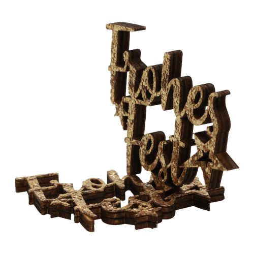 tételeket Boldog Ünnepeket permetező dekoráció fa arany glitter 6,5x6cm 12db