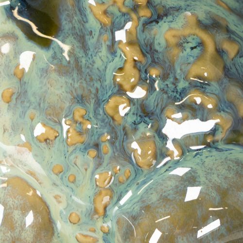 tételeket Békafigura, nyári dekoráció kerámiából otthonra és erkélyre, 12 cm, 3 darabos