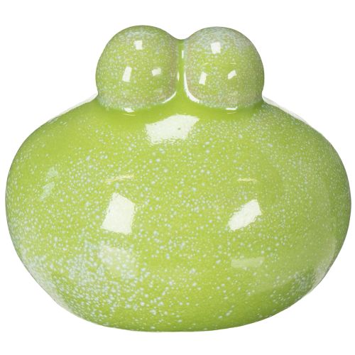 tételeket Dekoratív kerámia békafigura nappaliba és asztaldísznek, 10 cm, 4 darab