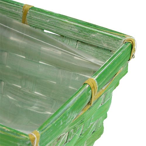 Floristik24 Rugós kosarak négyzet tarka 25x12x9cm 6 db