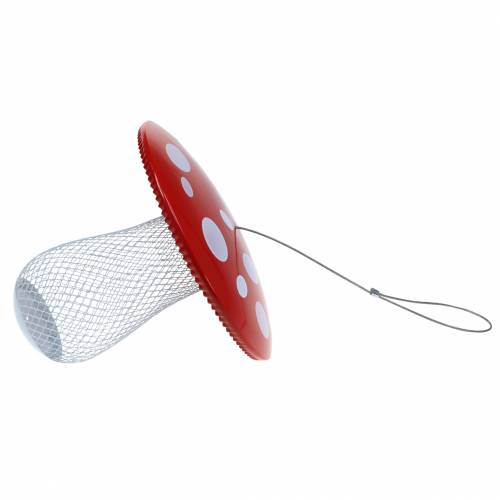 Floristik24 Etetőhely gombagomba akasztható fém Ø22cm H20cm