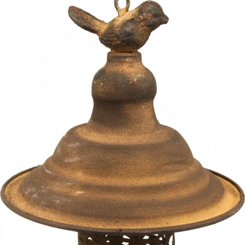 Floristik24 Rozsdás megjelenésű madáretető állomás Ø20cm H36cm