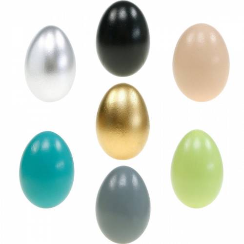 Floristik24 Libatojás fújt tojás Húsvéti dekoráció többféle színben 12 db