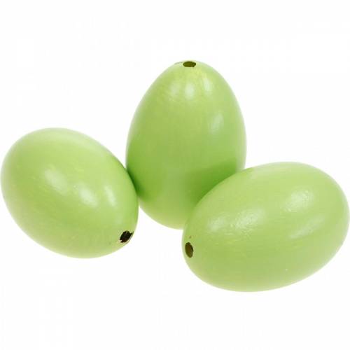 Floristik24 Libatojás pasztellzöld fújt tojás Húsvéti dekoráció 12 db