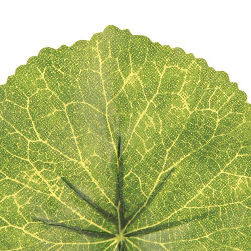 tételeket Galax Urceolata levelek mesterséges zöld Ø10cm L23cm 12 db