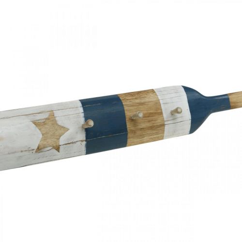 Floristik24 Szekrény fali dekoráció lapát Maritime Deco fa sötétkék 1m