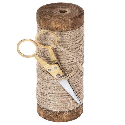 tételeket Fonalorsó díszes ollóval Ø6,5cm M15cm 2db Vintage stílusú