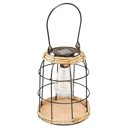 tételeket Kerti Lámpás Solar Kerti Lámpa Fém Fekete Ø17cm