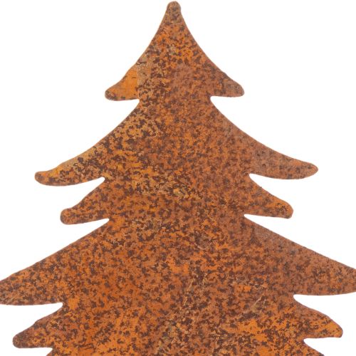 Kerti karó, rozsdás acél, szarvas, csillag, fenyőfa, H10/15cm, 3 darab | Floristik24.hu