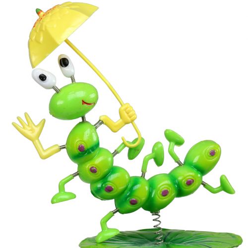 Floristik24 Kerti csatlakozó hernyó esernyővel a rúdon 74cm