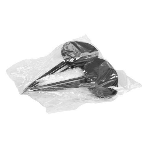 tételeket Növénycímkék, fa kerti karók, fekete, 19 cm, 12 darab - kerti karók, gyógynövénykarók